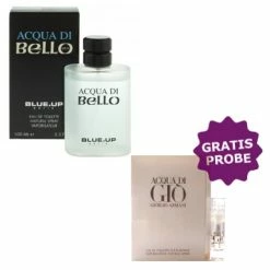 Blue Up Acqua Di Bello 100 Ml + Perfume Sample Spray Armani Acqua Di Gio