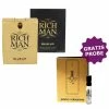 Blue Up Rich Man De Luxe 100 Ml + Perfume Sample Spray Paco Rabanne 1 Million