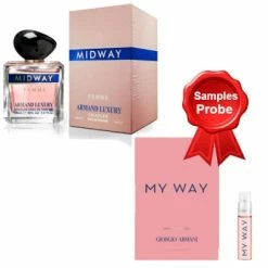 Chatler Armand Luxury Midway 100 Ml + Perfume Sample Spray Armani My Way