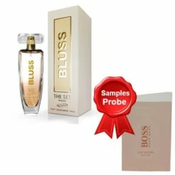 Chatler Bluss The Set Women 100 Ml + Perfume Sample Spray Hugo Boss The Scent Her