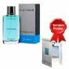 Christopher Dark Platinum Men 100 Ml + Perfume Sample Spray Azzaro Chrome