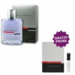 Cote Azur Panamera 100 Ml + Perfume Sample Spray Prada Luna Rossa