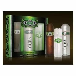 Cuba Green - Set For Men, Eau De Toilette, Deodorant, After Shave