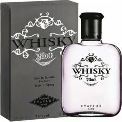 Evaflor Whisky Black - Eau De Toilette For Men 100 Ml