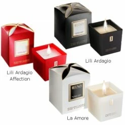 JFenzi Natural Soy Candle - Promotional Set 3 Pcs., La Amore, Lili Ardagio Affection, Lili Ardagio