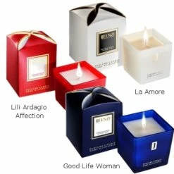JFenzi Natural Soy Candle - Promotional Set 3 Pcs., La Amore, Lili Ardagio Affection, Good Life