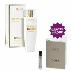JFenzi Desso Everyday 100 Ml + Perfume Sample Spray Hugo Boss Jour Femme