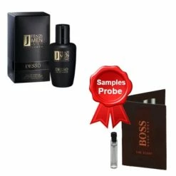 JFenzi Desso Gold Gentleman 100 Ml + Perfume Sample Spray Hugo Boss The Scent Him