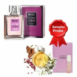 JFenzi Le Chel Chere 100 Ml + Perfume Sample Spray Chanel Chance