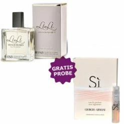 JFenzi Lili Ardagio 100 Ml + Perfume Sample Spray Giorgio Armani Si