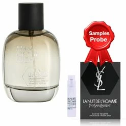 JFenzi Man Of The Night 100 Ml + Perfume Sample Yves Saint Laurent La Nuit L'Homme