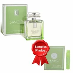 JFenzi Savoir Freshness 100 Ml + Perfume Sample Spray Versace Versense
