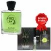 Luxure First Date 100 Ml + Perfume Sample Yves Saint Laurent Black Opium Illicit Green