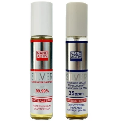 Nano Silver Antibacterial Pocket 70% Disinfectant Spray. Sanitizer + Coloid Alcohol-free 1 Nano Silver Antibacterial Pocket 70% Disinfectant Spray. Sanitizer + Coloid Alcohol-free