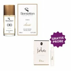 Sensation No.010, 36 Ml + Perfume Sample Spray Dior Jadore